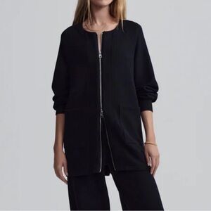 New Varley Augusta Zip-Through Sweat Large